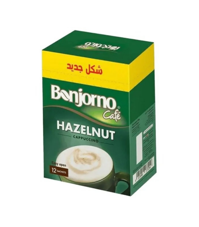 كابتشينو بندق بونجورنو - 14جم * 12 ظرف