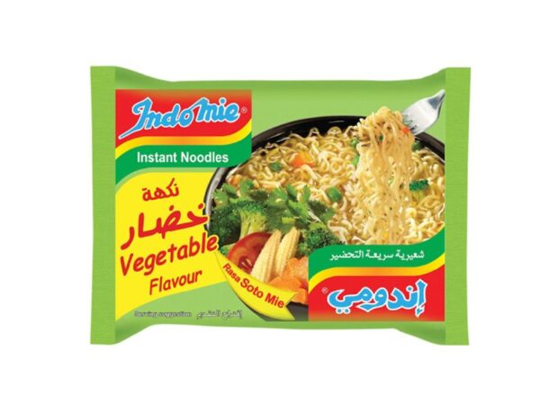شعرية سريعة التحضير بطعم الخضار اندومي - 75جم