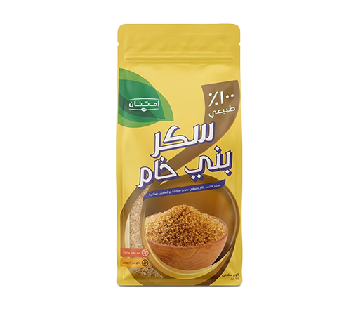 سكر بنى خام امتنان 750 جم
